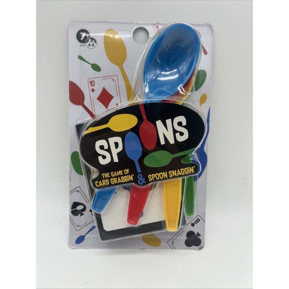 SPOONS The Game of Card Grabbin' & Spoon Snaggin' Ages 7+ NEW